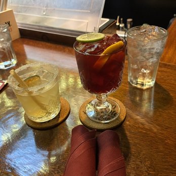 Don Quixote Tapas Bar - Red Sangria & Margarita on the rocks, both very tasty! - Tapas Bars Near Me - Gainesville, Georgia Don Quixote Tapas Bar - Red Sangria & Margarita on the rocks, both very tasty! - Tapas Bars Near Me - Gainesville, Georgia