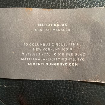 Ascent Lounge - Cocktail Bars Near Me - New York, New York