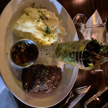 Bunbury - Vacío with truffle mash potato and side salad - Argentine Near Me - Miami, Florida
