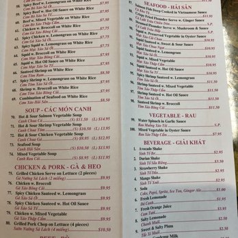 Thanh Huong Restaurant - Menu - Vietnamese Near Me - Jersey City, New Jersey Thanh Huong Restaurant - Menu - Vietnamese Near Me - Jersey City, New Jersey