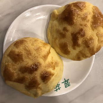 Jade Garden - Egg custard bolo bread (L, $3.60) - 3 per plate - Dim Sum Near Me - Seattle, Washington Jade Garden - Egg custard bolo bread (L, $3.60) - 3 per plate - Dim Sum Near Me - Seattle, Washington