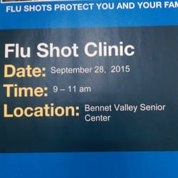 Santa Rosa Senior Center - Flu shot clinic sept 28th 9-11 am