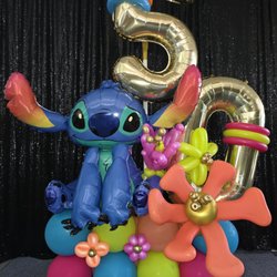 50th birthday party.
Balloon Marquee