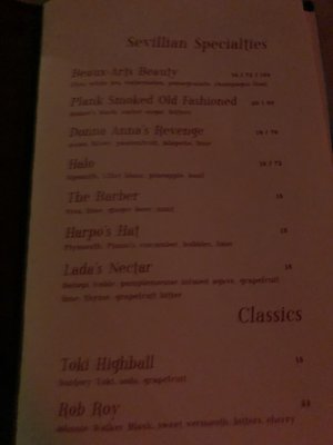 Menu photo 6 The Seville New York, NY Menu photo 6 The Seville New York, NY
