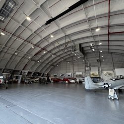 Hagerstown Aviation Museum - This massive hanger was made of wood, including the massive arches, so that metal was saved for war production in WWII.