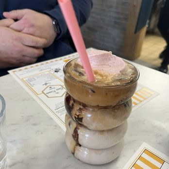 The Bees Knees Bistro - Bee my Valentine iced latte - Cafes Near Me - Wallingford, Connecticut The Bees Knees Bistro - Bee my Valentine iced latte - Cafes Near Me - Wallingford, Connecticut