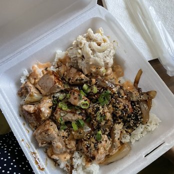Da Bald Guy - Pan fried poke plate - Food Trucks Near Me - Kahuku, Hawaii Da Bald Guy - Pan fried poke plate - Food Trucks Near Me - Kahuku, Hawaii