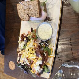 Club sandwich and Cobb salad. Club sandwich and Cobb salad.