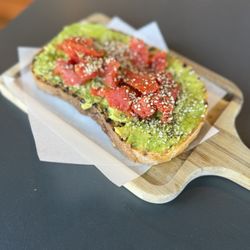 Sano Cafe - Avocado Toast with Smoked Salmon