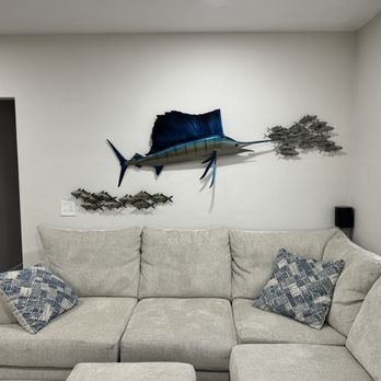Coastal Art - Our new pieces mounted in our home - Home Decor Near Me - Stuart, Florida