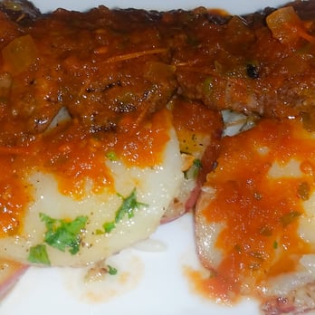 Casa Maya - Steak with potatoes and sweet plantains - Mexican Near Me - St Augustine, Florida Casa Maya - Steak with potatoes and sweet plantains - Mexican Near Me - St Augustine, Florida