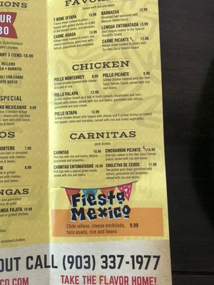 Menu photo 2 Picante Taco Mexican Grill Denison, TX Menu photo 2 Picante Taco Mexican Grill Denison, TX