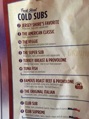 Menu photo 1 Jersey Mike's Subs Waco, TX Menu photo 1 Jersey Mike's Subs Waco, TX