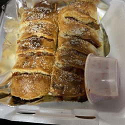 Pizzeria New York - Stromboli with pepperoni and sausage