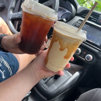 Northside Grind - Black iced coffee and frozen caramel latte - Coffee & Tea Near Me - St Thomas, Virgin Islands