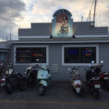 Half Shell Raw Bar - Famous sign - Seafood Near Me - Key West, Florida Half Shell Raw Bar - Famous sign - Seafood Near Me - Key West, Florida