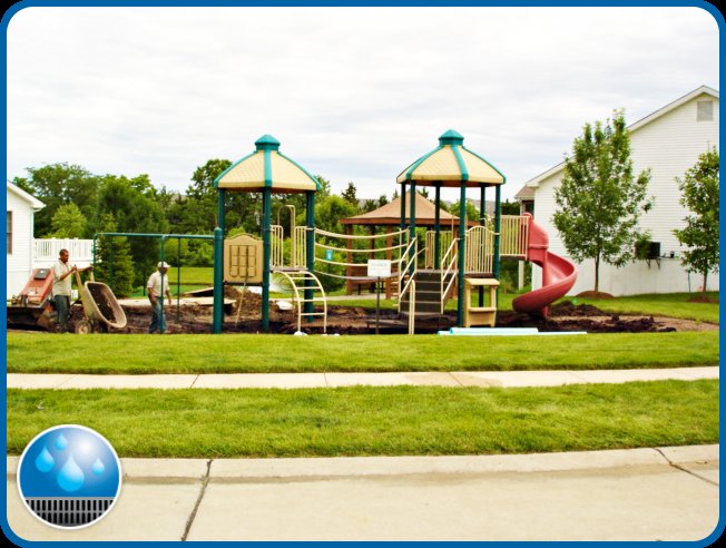 Slide of Drainage Team