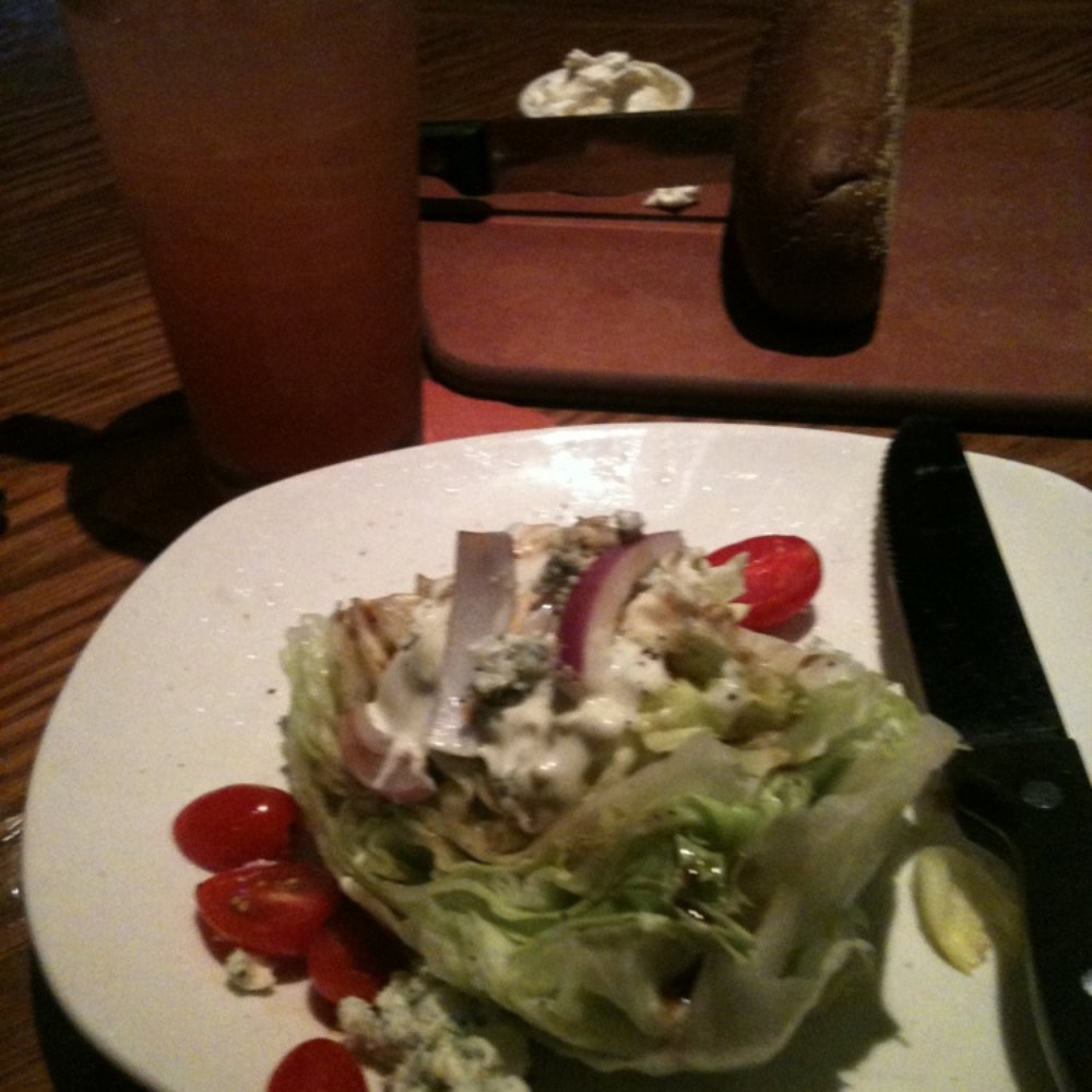 Outback Steakhouse - Wedge salad, warm bread and lemonade! - Steakhouses Near Me - Asheville, North Carolina Outback Steakhouse - Wedge salad, warm bread and lemonade! - Steakhouses Near Me - Asheville, North Carolina