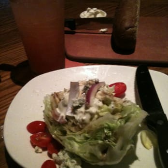 Outback Steakhouse - Wedge salad, warm bread and lemonade! - Steakhouses Near Me - Asheville, North Carolina