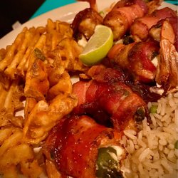 Pirate's Landing - Bacon wrapped shrimp