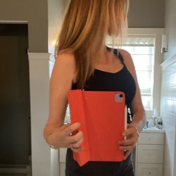 Supernova Salon - I just did an easy straight blowout with no hot tools, but you get the idea. Looks even better with waves ;)