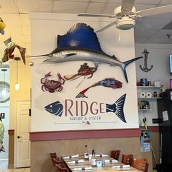Ridge Shrimp & Oyster - Interior wall deco