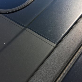 Autoshield - Eddy partially re-wrapped the roof using a completely different material. Now the roof looks like patchwork - Auto Customization Near Me - San Diego, California
