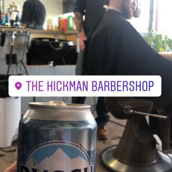 Hickman Barber Shop - Does it get better than a Busch at the barber? - Barbers Near Me - Des Moines, Iowa