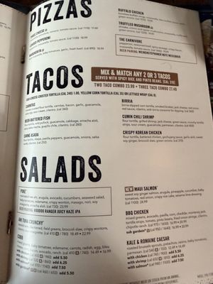 Menu photo 3 Yard House Phoenix, AZ