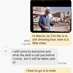 Here is the texts, from the night of delivery 5/3/17 along with the receipt. Looks like you're caught in a lie Marwan