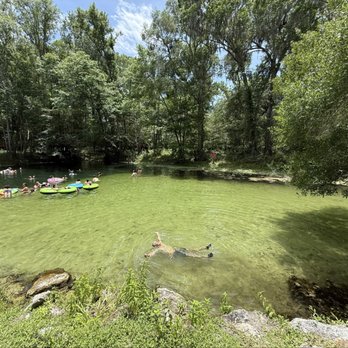 Poe Springs Park - Grateful for swimming at Poe Springs. The colorful waters felt like being in paradise. - Parks Near Me - High Springs, Florida