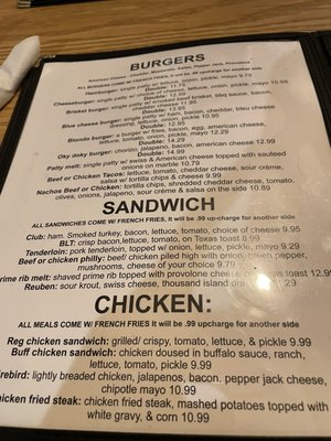 Menu photo 5 Okey Dokey Bar and Grill Omaha, NE Menu photo 5 Okey Dokey Bar and Grill Omaha, NE