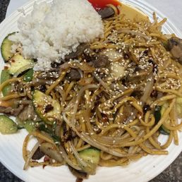 Choose your own Mongolian BBQ dish.