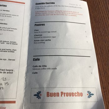 El Buen Comer - Menu - 3 of 4 - Mexican Near Me - San Francisco, California