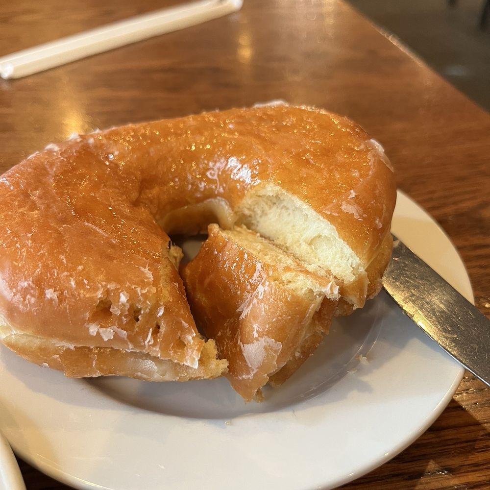 Oregon Dairy Country Restaurant - Donut included with my meal. - Breakfast & Brunch Near Me - Lititz, Pennsylvania Oregon Dairy Country Restaurant - Donut included with my meal. - Breakfast & Brunch Near Me - Lititz, Pennsylvania