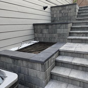 Picture Perfect Landscaping - Planters and steps - Landscaping Near Me