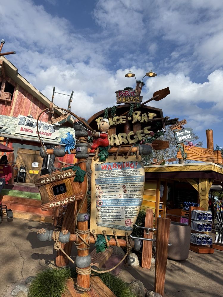 Popeye & Bluto's Bilge-Rat Barges Logo