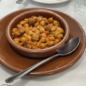El Rincon Asturiano - Garbanzo with Chorizo a la Sidra - Spanish Near Me - Miami, Florida