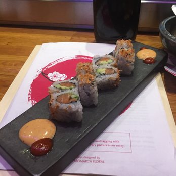 Lucky Robot Restaurant - Atomic Salmon Roll - Sushi Bars Near Me - Austin, Texas Lucky Robot Restaurant - Atomic Salmon Roll - Sushi Bars Near Me - Austin, Texas