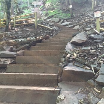 Kaaterskill Falls - Stairs to the bottom! These are a workout on the way back up! Well worth it! - Hiking Near Me Kaaterskill Falls - Stairs to the bottom! These are a workout on the way back up! Well worth it! - Hiking Near Me