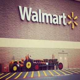 a tractor and pumpkins