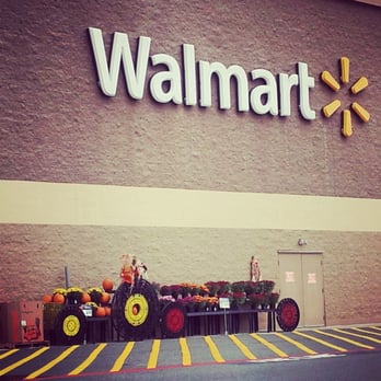 Walmart Supercenter - a tractor and pumpkins - Department Stores Near Me - Mocksville, North Carolina