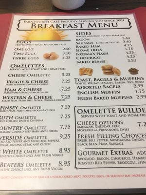 Menu photo 3 Farnsworth Cafe Riverside, RI