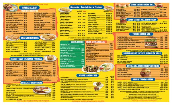 Menu photo 5 Ginbos Hamburger House Bronx, NY Menu photo 5 Ginbos Hamburger House Bronx, NY