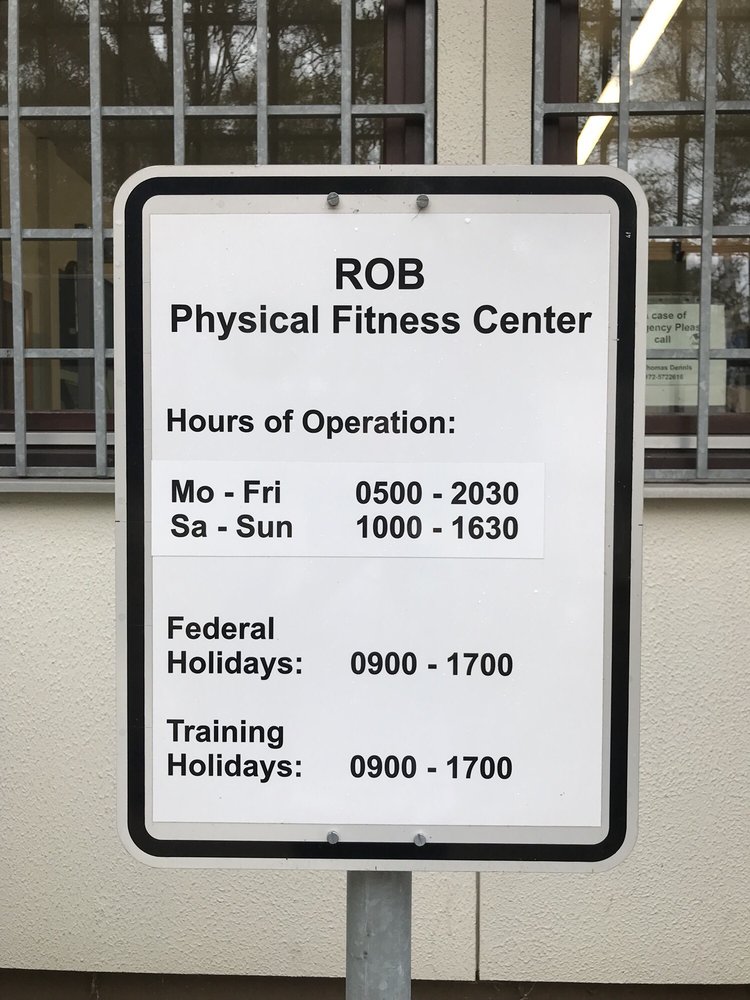 RHINE ORDNANCE BARRACKS FITNESS CENTER Rhine Ordnance Barracks 172