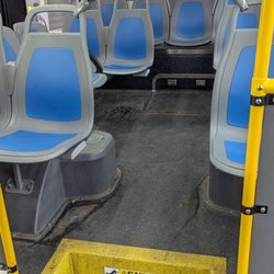 Jamaica/165th St Bus Terminal - Inside the back of the bus