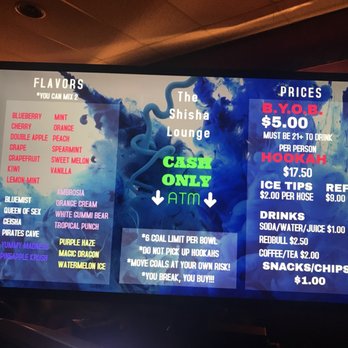The Shisha Lounge - Menu and prices - Hookah Bars Near Me - Killeen, Texas The Shisha Lounge - Menu and prices - Hookah Bars Near Me - Killeen, Texas