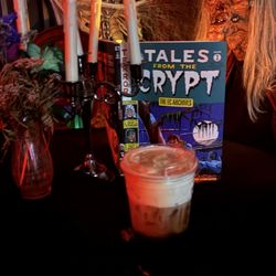 Roast The Dead Coffee - Vorhees Fog with the absolute best cold foam ever!