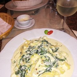 Trattoria da Matteo - Pasta Gorgonzola und eine Lasagne.