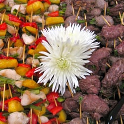 Central Market Catering - Teriyaki Chicken Skewers & Beef Yakitori
